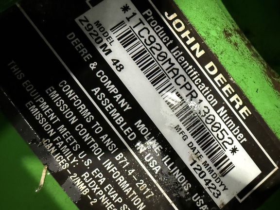 2024 John Deere Z920M Mower/Zero Turn