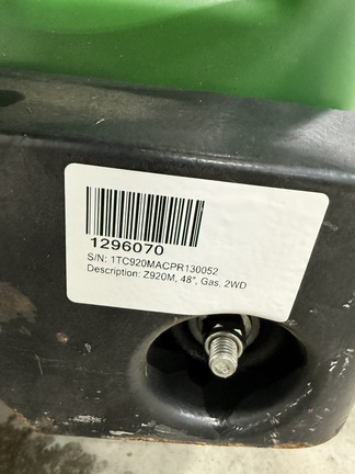 2024 John Deere Z920M Mower/Zero Turn