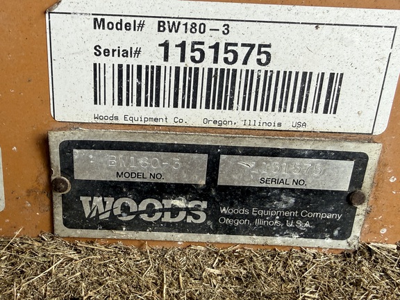 2011 Woods BW180 Mower/Rotary Cutter