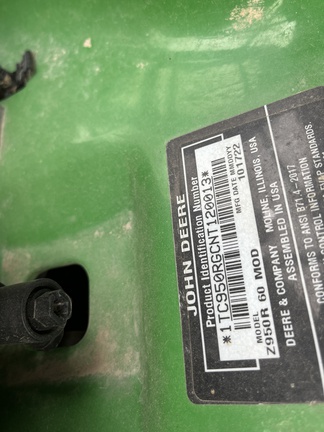 2023 John Deere Z950R Mower/Zero Turn