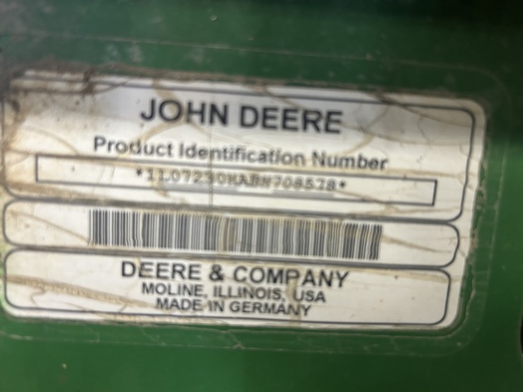 2012 John Deere 7230 Tractor