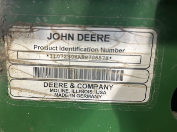 2012 John Deere 7230 Tractor