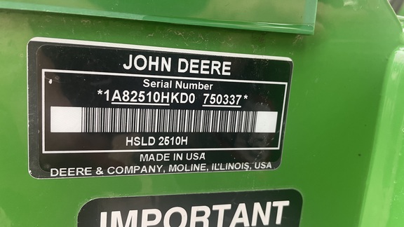 2013 John Deere 2510H Applicator