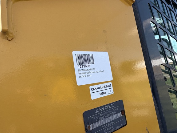 2022 John Deere 333G Compact Track Loader