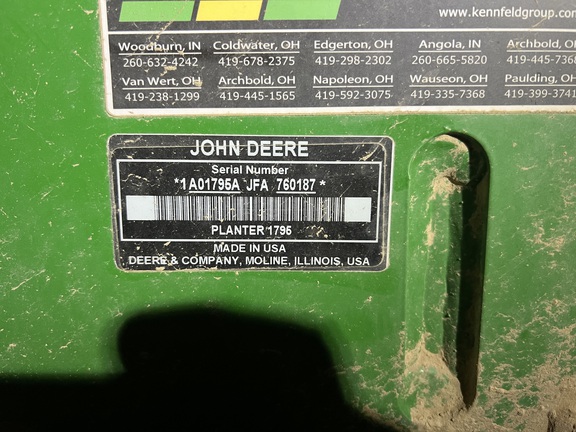 2015 John Deere 1795 Planter