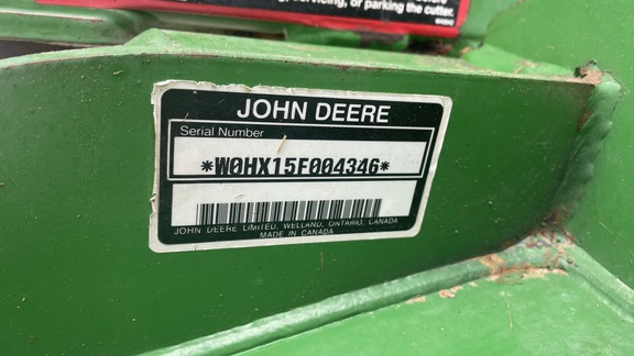 2004 John Deere HX15 Mower/Rotary Cutter