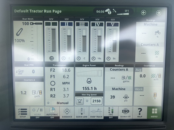 2023 John Deere 8RX 410 Tractor Rubber Track