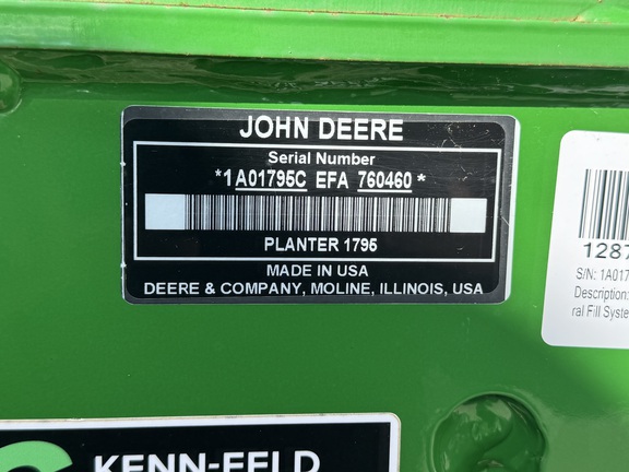 2015 John Deere 1795 Planter