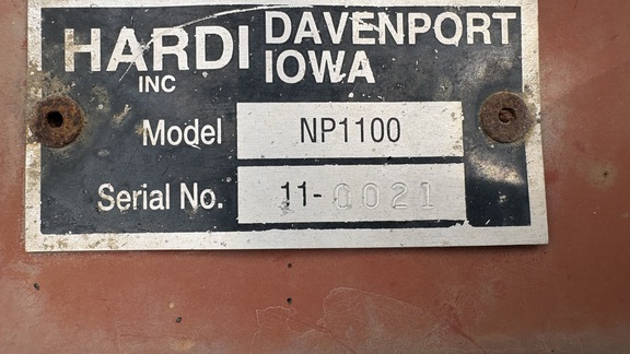 Hardi NP1100 Sprayer