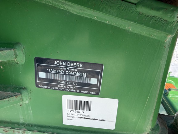 2012 John Deere 1770NT Planter