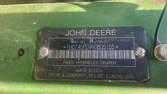 2019 John Deere 745FD Header Combine
