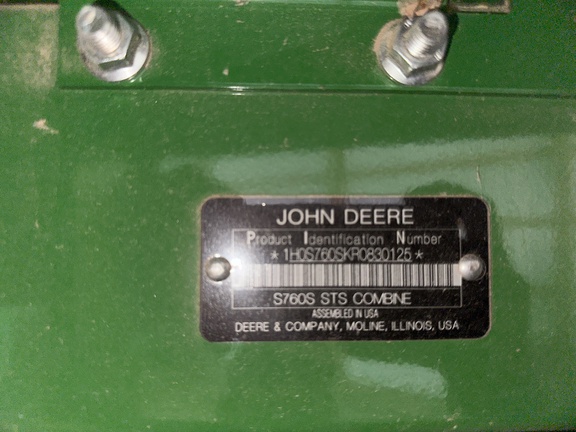 2024 John Deere S760 Combine