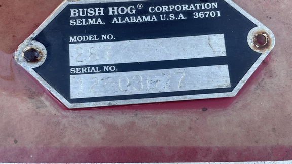 Bush Hog 287 Mower/Rotary Cutter
