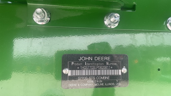 2023 John Deere S770 Combine