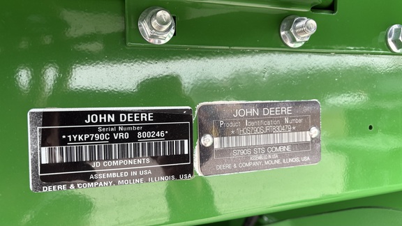 2024 John Deere S790 Combine