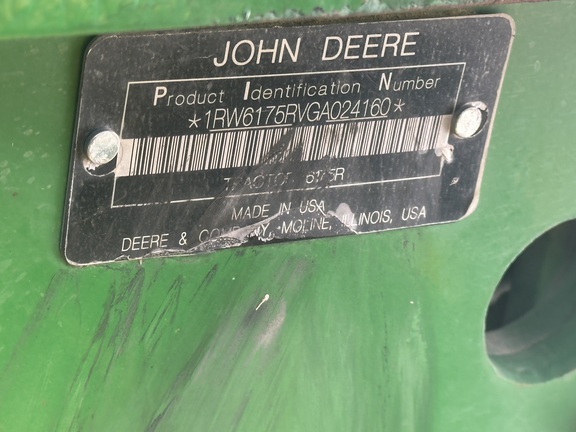 2016 John Deere 6175R Tractor