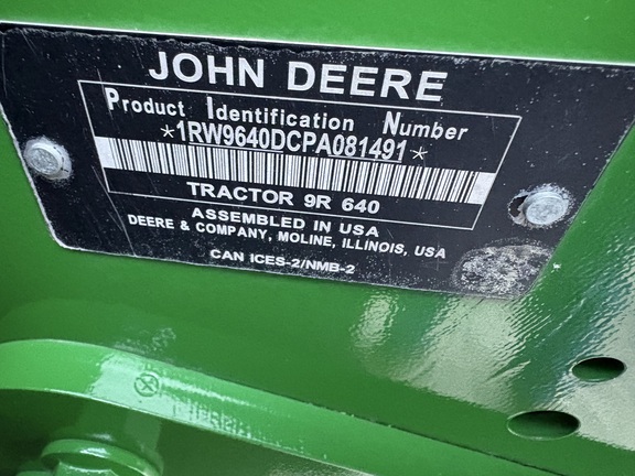 2023 John Deere 9R 640 Tractor 4WD