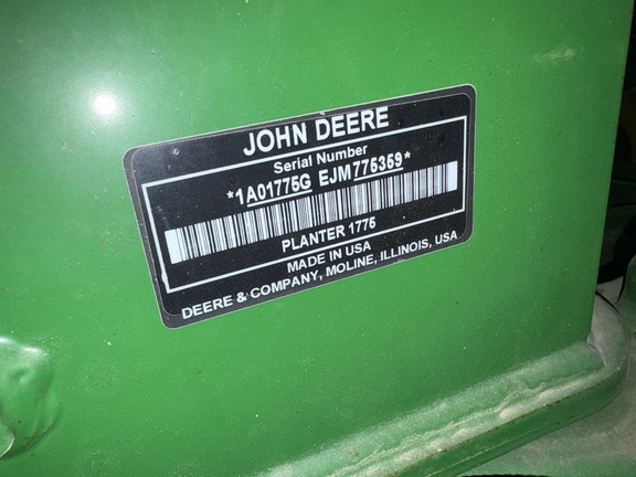 2018 John Deere 1775NT Planter