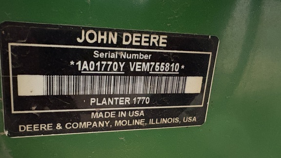 2014 John Deere 1770NT Planter