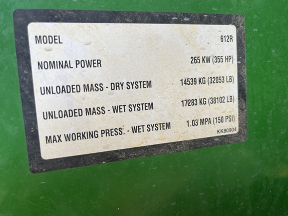 2023 John Deere 612R Sprayer/High Clearance