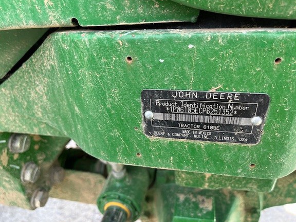 2023 John Deere 6105E cab Tractor