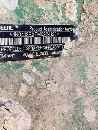 2022 John Deere 412R Sprayer/High Clearance