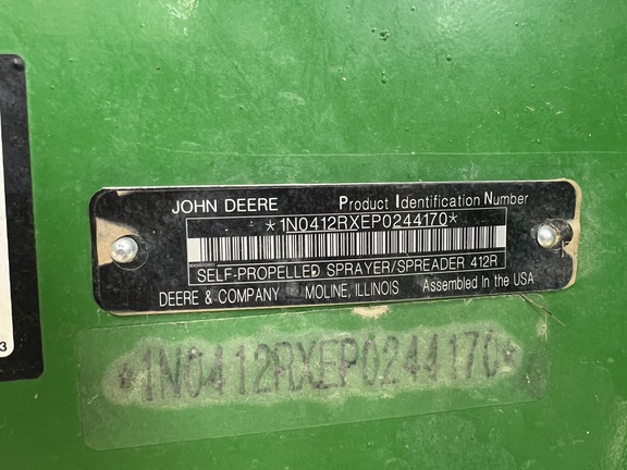 2024 John Deere 412R Sprayer/High Clearance