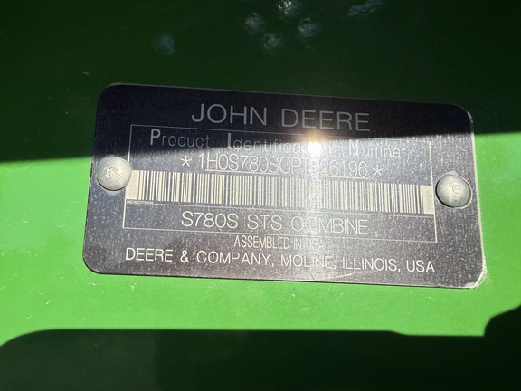 2023 John Deere S780 Combine