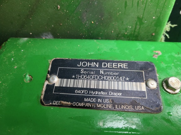 2018 John Deere 640FD Header Combine