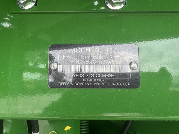 2024 John Deere S780 Combine