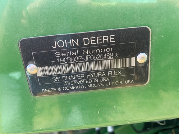 2023 John Deere RD35F Header Combine
