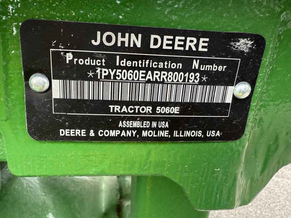 2024 John Deere 5060E Tractor