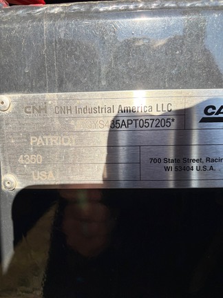 2023 Case IH Patriot 4350 Sprayer/High Clearance
