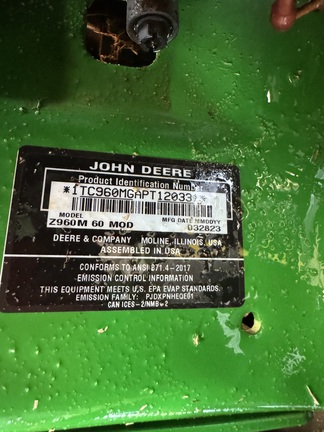 2024 John Deere Z960M Mower/Zero Turn