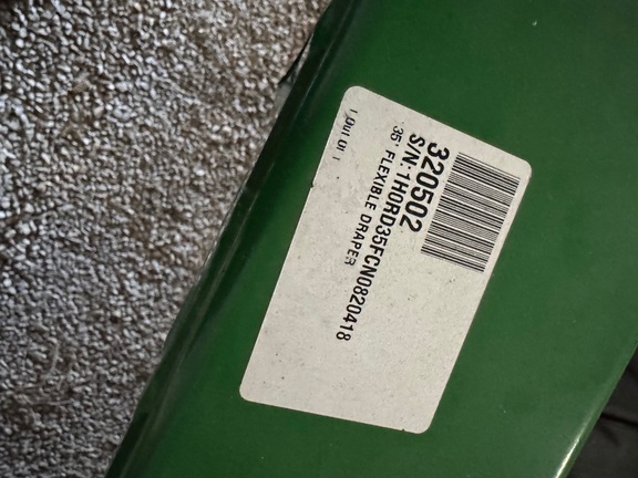 2022 John Deere RD35F Header Combine