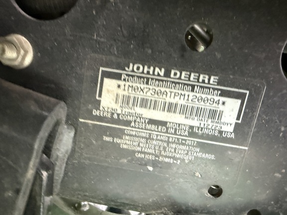 2024 John Deere X730 Garden Tractor