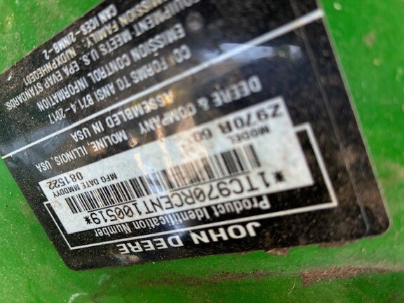 2022 John Deere Z970R Mower/Zero Turn