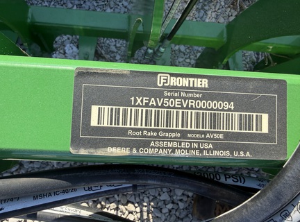 2024 Frontier AV50E Tractor Attachment