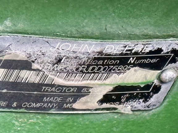 2013 John Deere 8360R Tractor