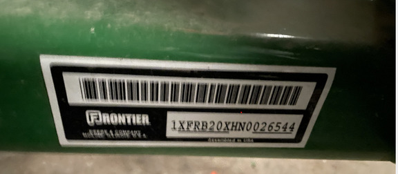 2022 Frontier RB2072 Misc