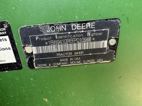 2014 John Deere 9410R Tractor 4WD