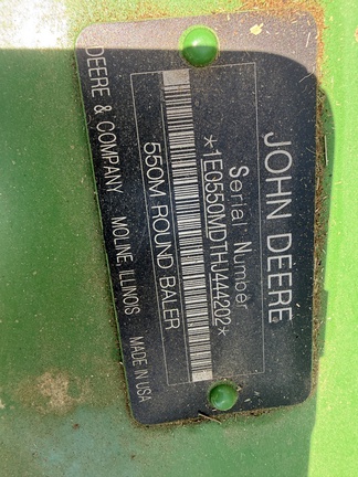 2018 John Deere 550M Baler/Round