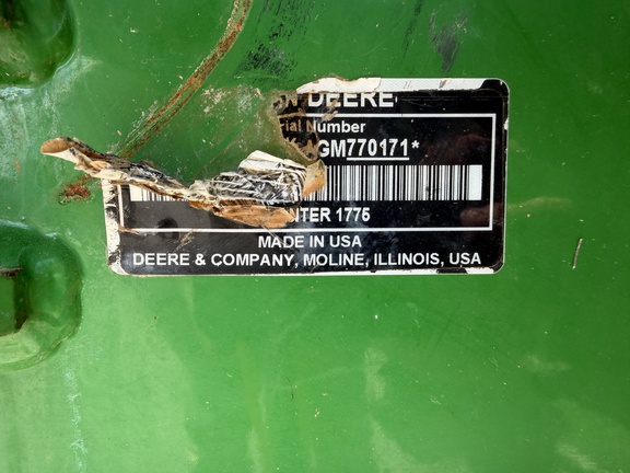 2017 John Deere 1775NT Planter