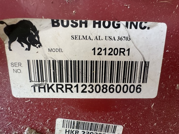 2023 Bush Hog 12120 Mower/Rotary Cutter