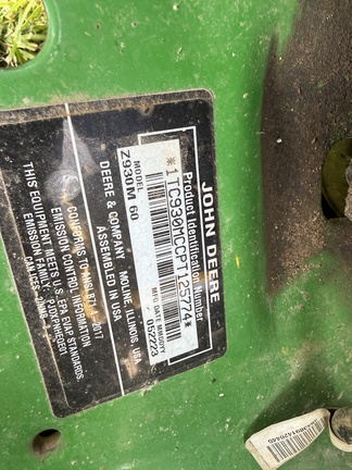 2023 John Deere Z930M Mower/Zero Turn