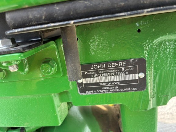 2022 John Deere 5065E Tractor