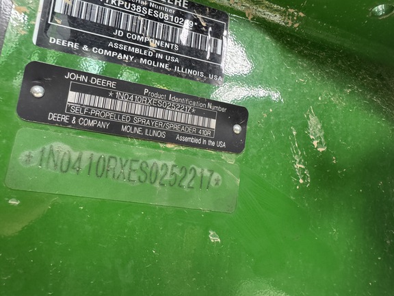 2025 John Deere 410R Sprayer/High Clearance