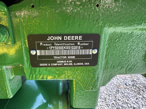 2025 John Deere 5050E Tractor