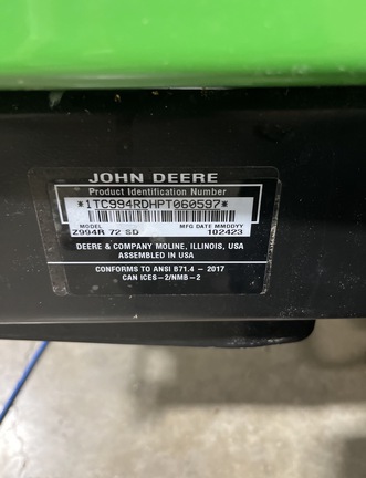 2024 John Deere Z994R Mower/Zero Turn