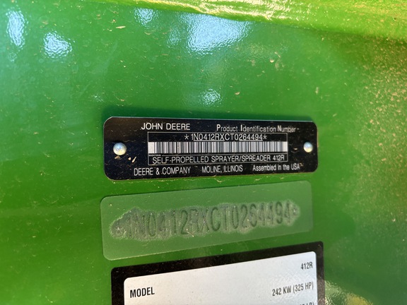 2026 John Deere 412R Sprayer/High Clearance